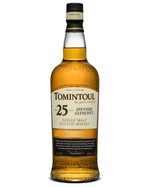 Tomintoul 25YO Speyside Single Malt Scotch Whisky 700ml