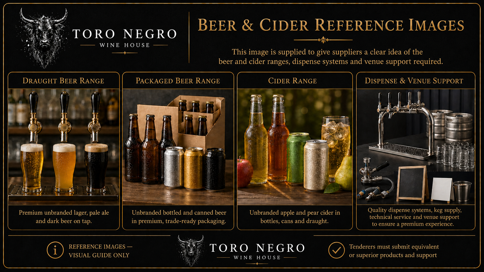 Beer & Cider product reference preview