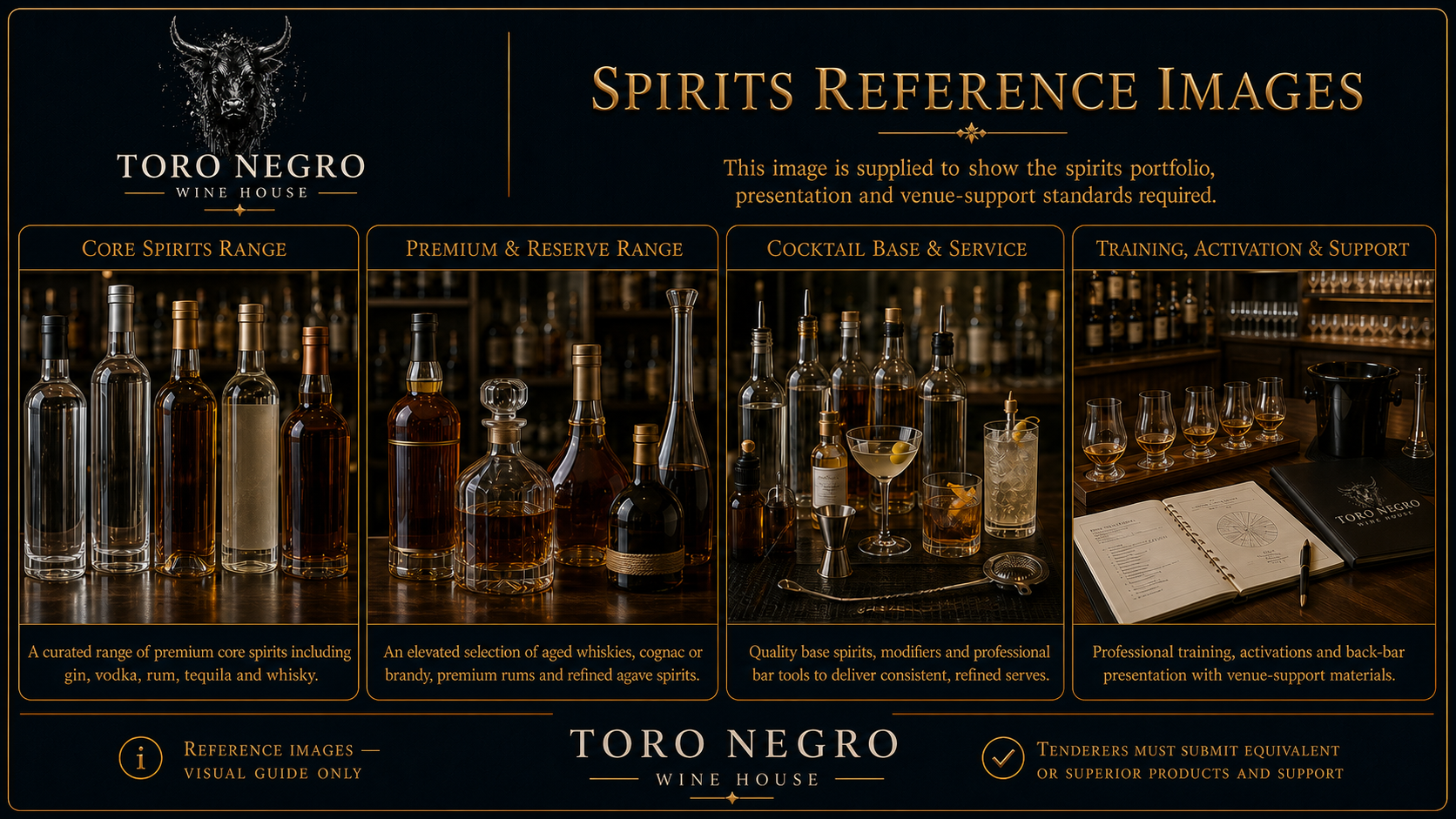 Spirits product reference preview