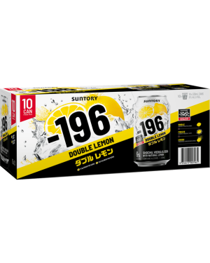 Suntory -196 Double Lemon 10 pack