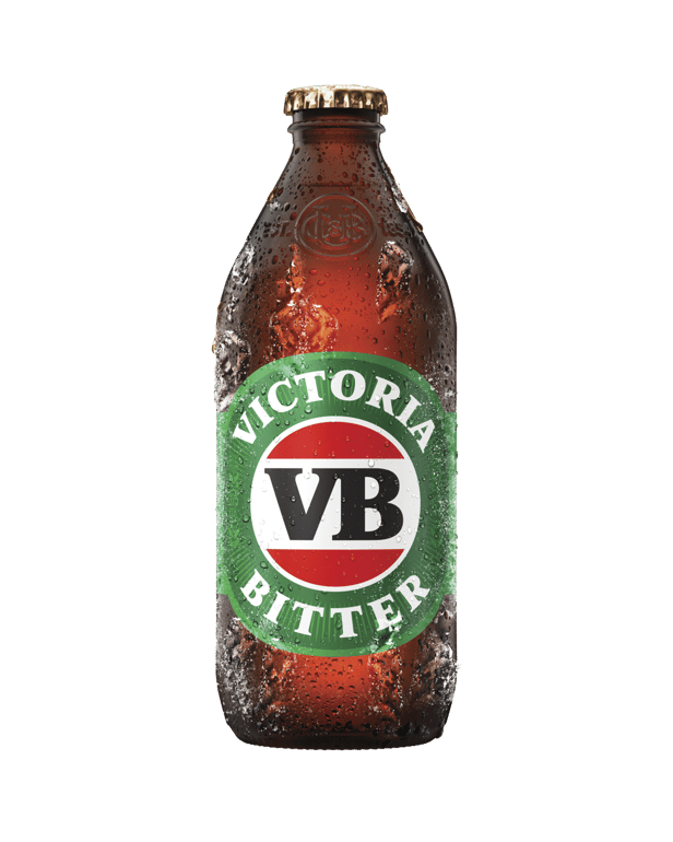 Victoria Bitter Lager Bottles 375mL