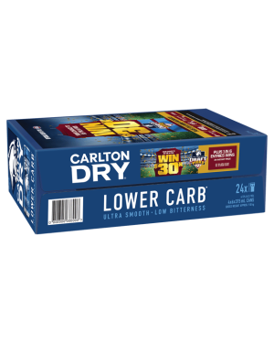 Carlton Dry 24 × 375mL cans