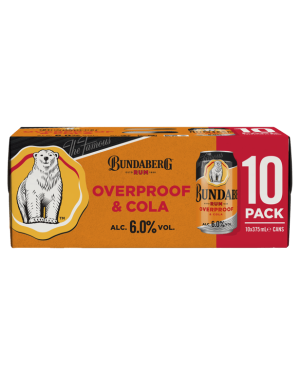 Bundaberg OP & Cola 10 × 375mL