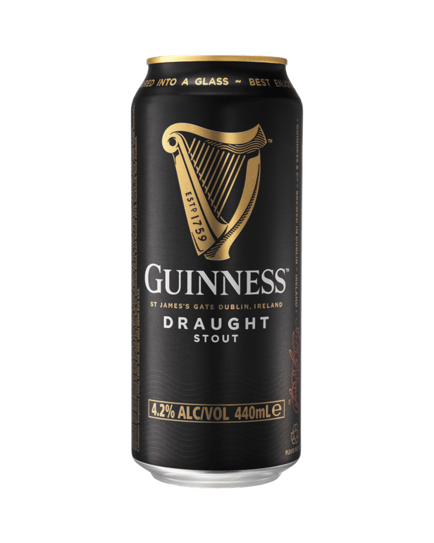 Guinness Draught 24 × 440mL cans