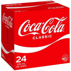 Coca-Cola Classic Cans 24 × 375mL