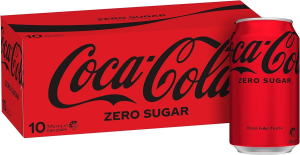 Coca-Cola Zero Sugar Cans 10 × 375mL