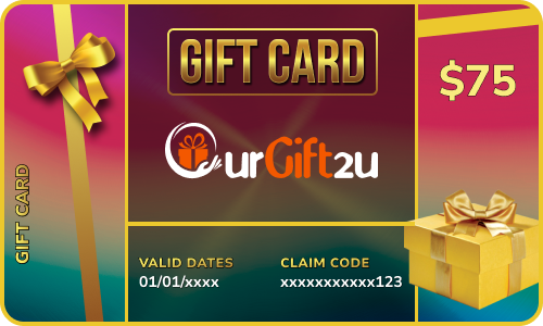 OurGift2U $75 digital gift card