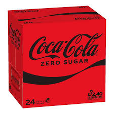Coca-Cola Zero Sugar Cans 24 × 375mL
