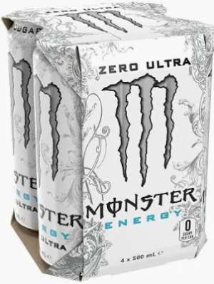 Monster Ultra Zero Ultra 4 × 500mL
