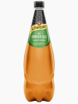 Schweppes Dry Ginger Ale Bottle 1.1L
